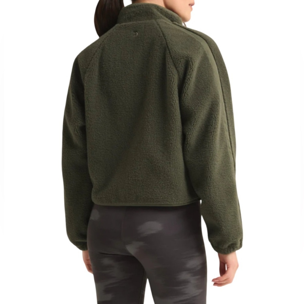 Z Supply NWOT High Altitude Sherpa Jacket Winter Green Women’s Size S - Picture 2 of 7